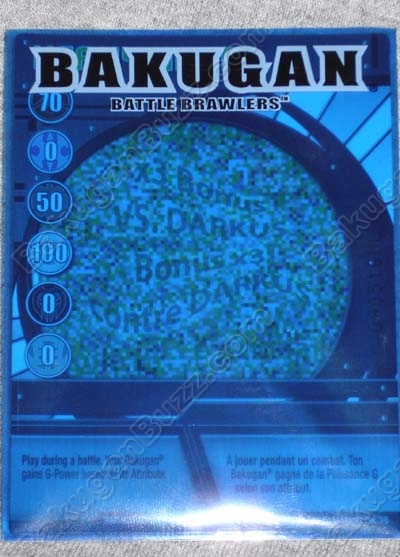 Bakugan Card Sleeves Exclusive 6 Card Set